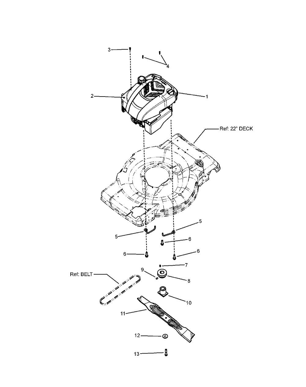 Group, Engine, 700 Ser, Quantum, Deere, Fc Diagram and Parts List for 7800666-LP7800666-EJM26 2010 Briggs and Stratton Lawn Mower